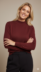 Stehkragenpullover LÉA