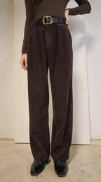 High Waist Cord Hose ELIRA