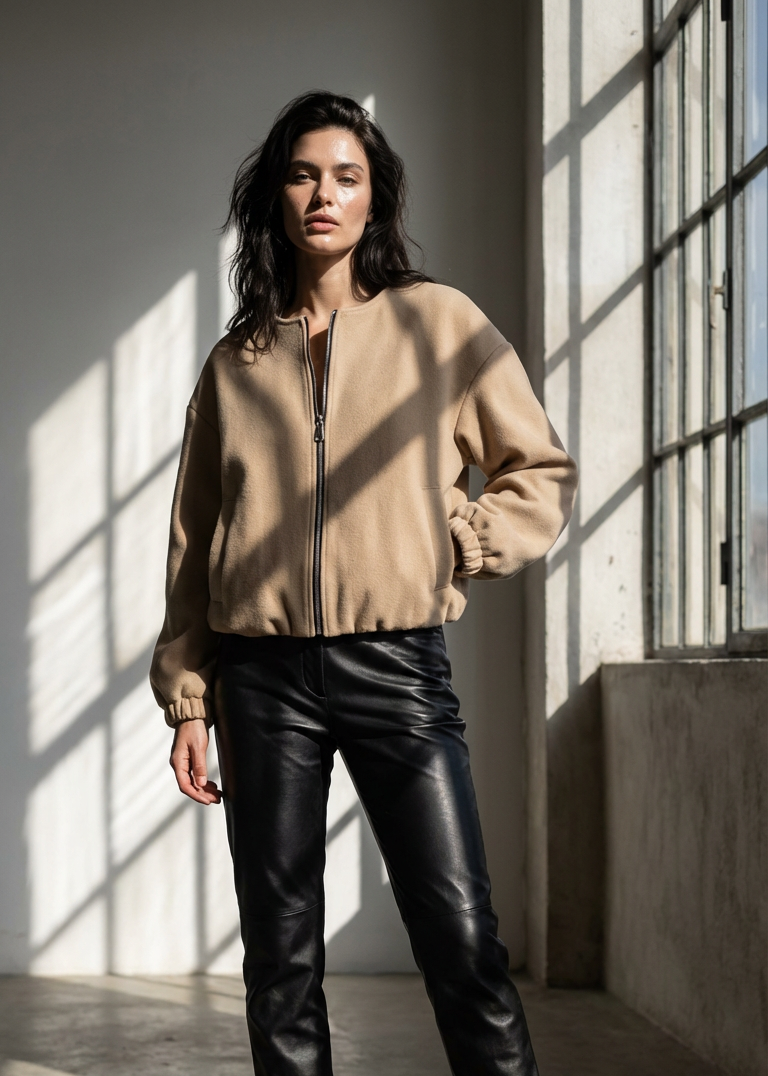 Bomberjacke RINA - beige