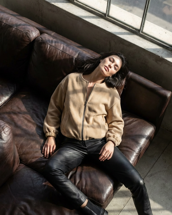 Bomberjacke RINA - beige