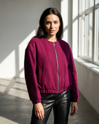 Bomberjacke RINA - bordeaux