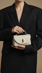 Ledertasche LUNA - samt