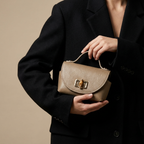 Ledertasche LUNA - beige