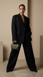 Ledertasche LUNA - grün