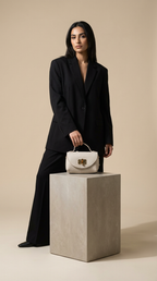 Ledertasche LUNA - samt