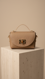 Ledertasche LUNA - beige