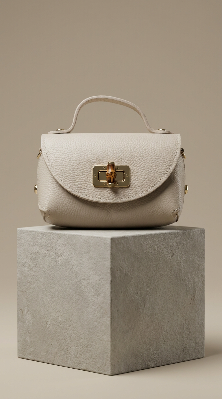 Ledertasche LUNA - samt