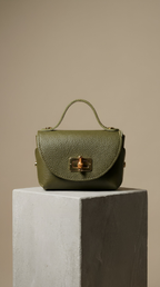 Ledertasche LUNA - grün