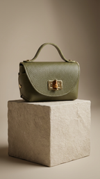 Ledertasche LUNA - grün