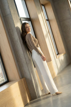 V-Neck Pullover MALIA - braun